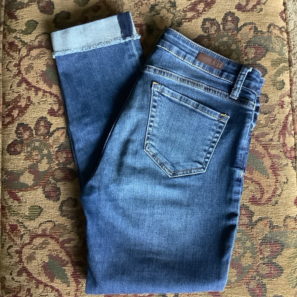 Kut From the Kloth Jeans Size 6 High Rise Ankle Straight
